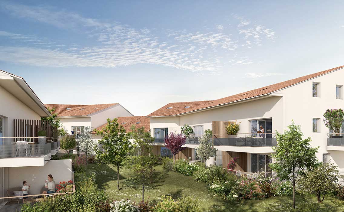 Perspective côté jardin