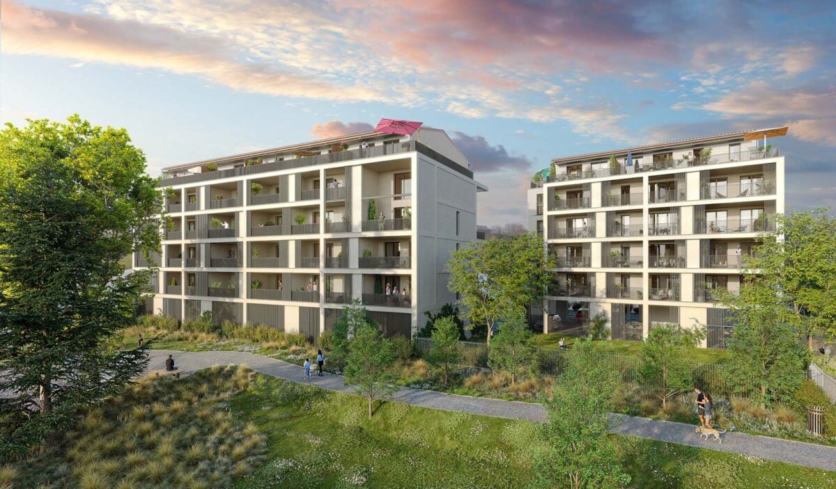 Perspective côté jardin