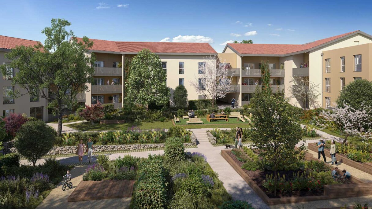 Perspective côté jardin